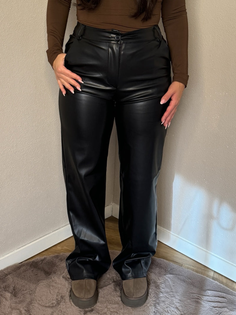 Leren broek