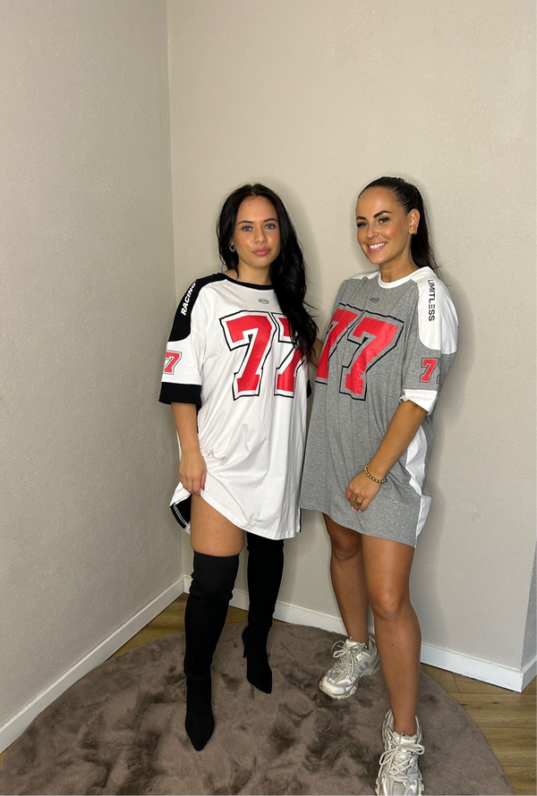 Oversized T-shirt Jurk